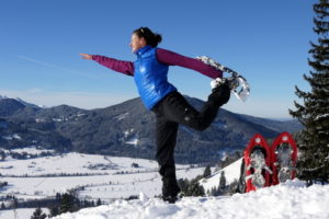 Yoga und Schneeschuhwandern Chiara