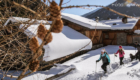 yoga ciaspole schneeschuh trentino chalet alpenrose