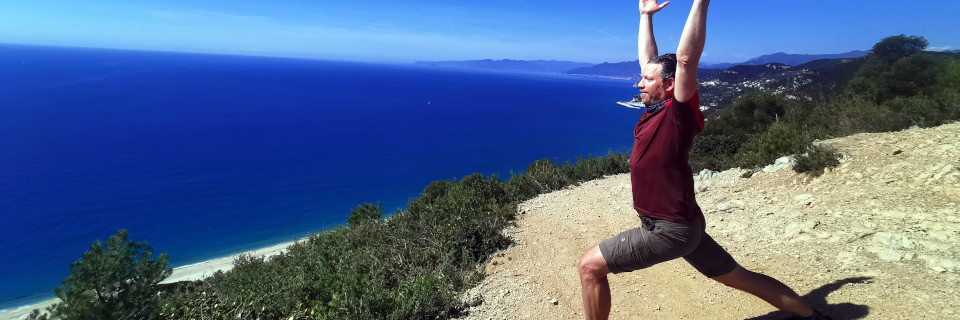yoga wandern hiking liguria ligurische küste